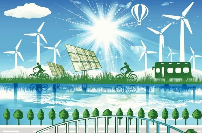 推动绿色低碳发展，增彩神强能源保障能力